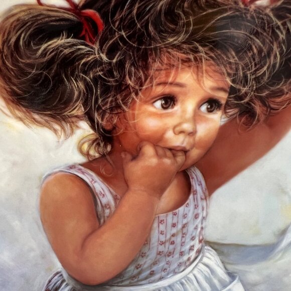 Vintage 1984 “KATY” Sue Etem American Legacy Ltd Numbered Collector Plate 10.25” - Picture 4 of 5